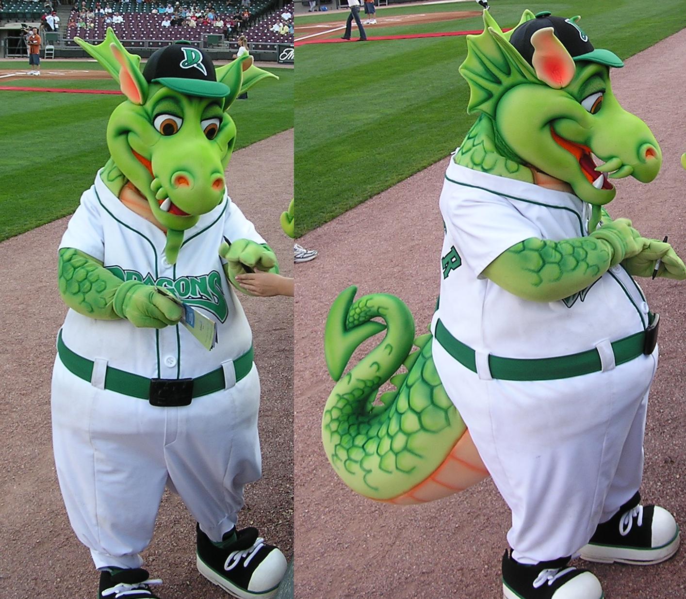 Heater - The Dayton Dragons mascot