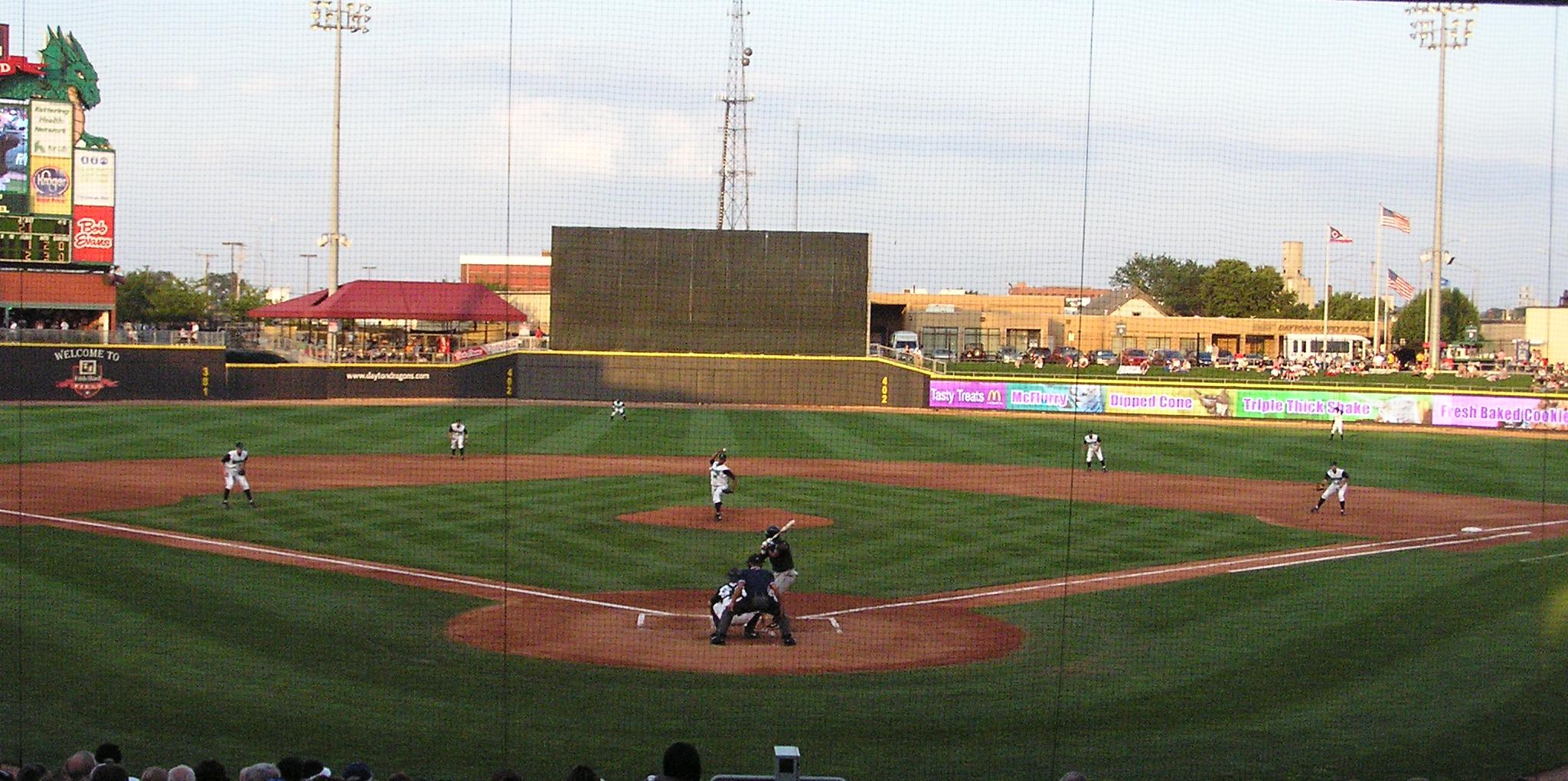 Game Action - Fifth Third Field - Dayton Ohio