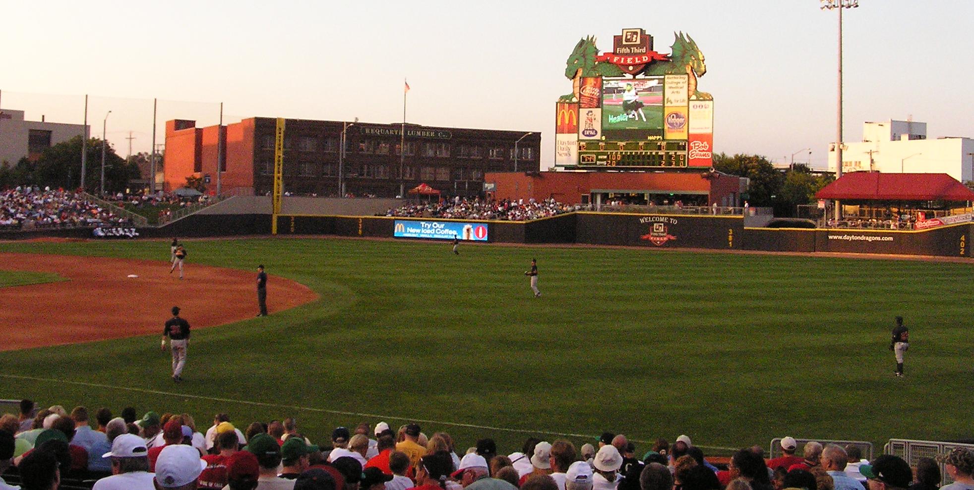 Looking towards LF in Dayton - Fifth Third Field